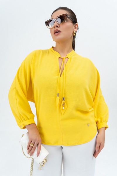 Блуза Andina 128 желтый - фото 1