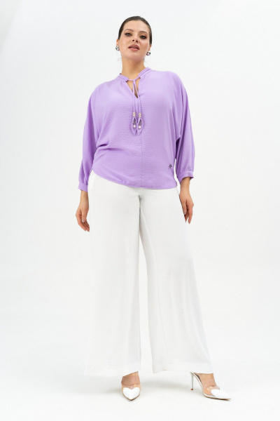 Блуза Andina 128-1 лаванда - фото 7