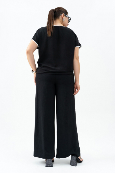 Блуза, брюки Andina 966 черный/белый - фото 17