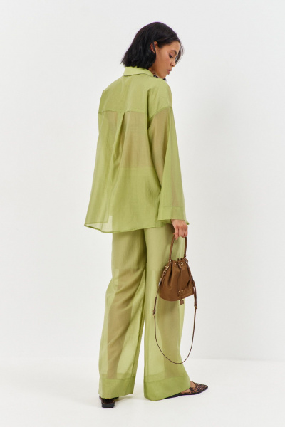 Блуза, брюки FLAIM 1166.01 фисташка - фото 15