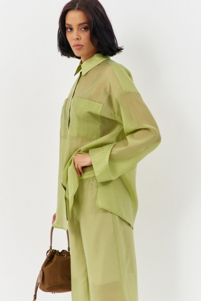 Брюки FLAIM 1168.01 фисташка - фото 5