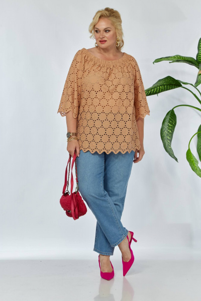 Блуза Anastasia 1131.1 пшеничный - фото 1