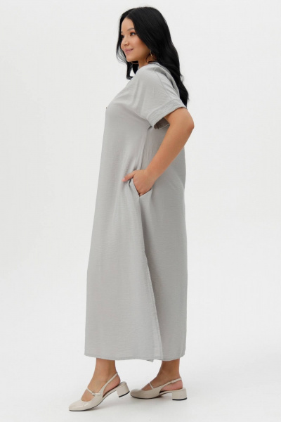 Платье Romgil РТ0061-ВИ4 жемчужный серый - фото 8