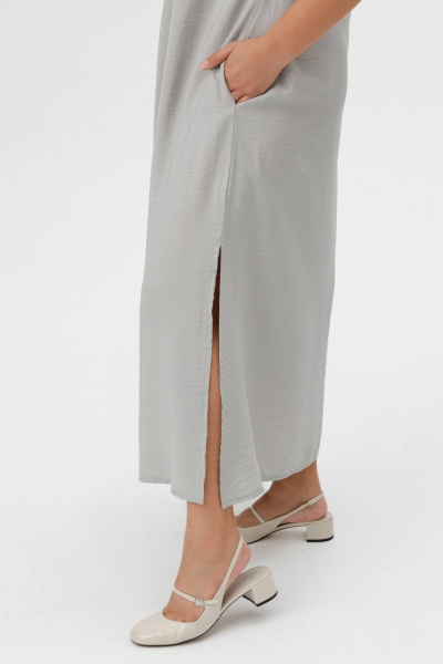 Платье Romgil РТ0061-ВИ4 жемчужный серый - фото 4