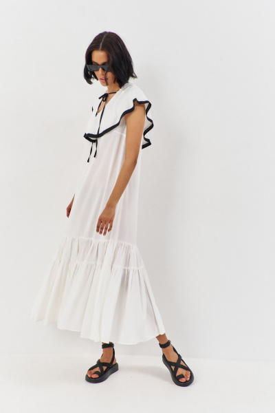 Платье FLAIM 1186 белый - фото 7