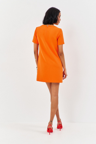 Платье FLAIM 1188 оранжевый - фото 11