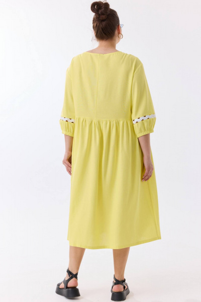 Платье SOVA 11288 желтый - фото 13