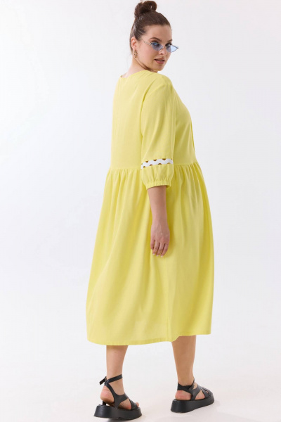 Платье SOVA 11288 желтый - фото 11