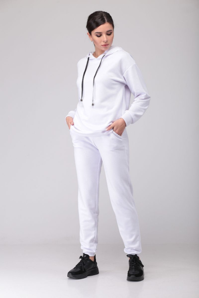 Брюки и худи костюм 2-ка из трикотажа для демисезона Fortuna ШЖ 695К - фото 2