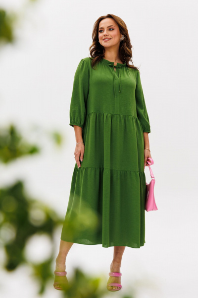 Платье Mubliz 270 олива - фото 18