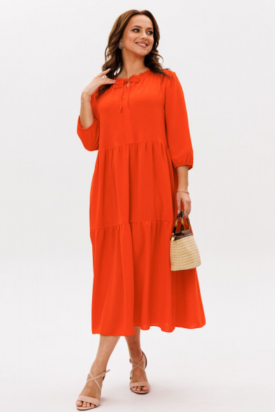 Платье Mubliz 270 оранжевый - фото 23