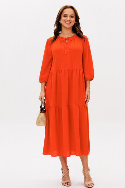 Платье Mubliz 270 оранжевый - фото 1
