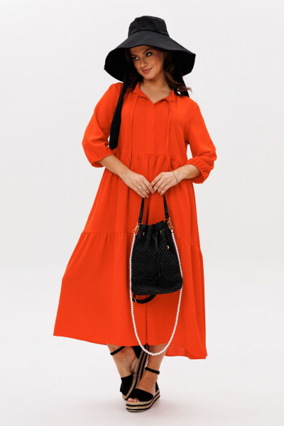 Платье Mubliz 270 оранжевый - фото 13