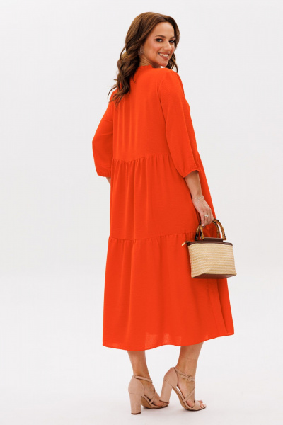 Платье Mubliz 270 оранжевый - фото 9