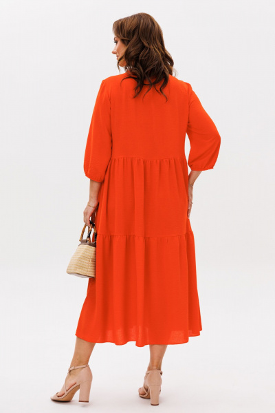Платье Mubliz 270 оранжевый - фото 4