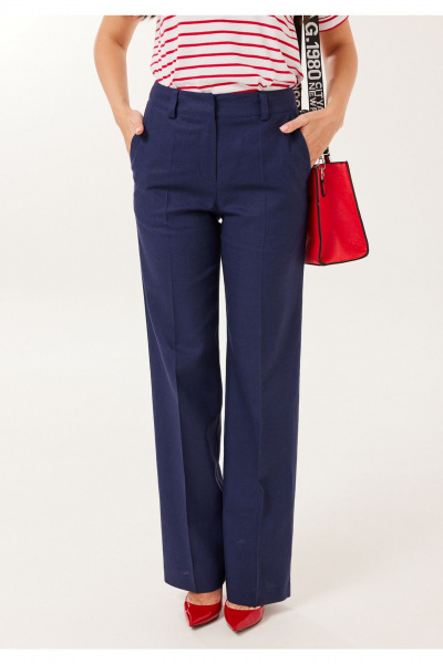 Брюки, жакет, футболка Твой имидж 2136 синий - фото 7