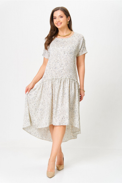 Платье Svetlana-Style 2217 молочный-принт - фото 1