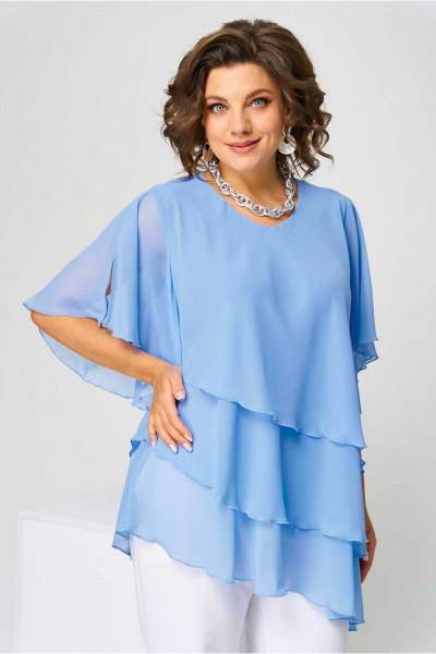 Туника Асолия 4100 голубой - фото 9