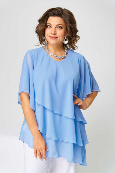 Туника Асолия 4100 голубой - фото 7