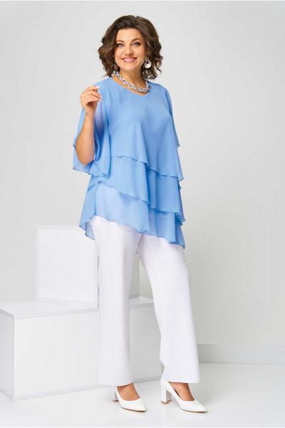 Туника Асолия 4100 голубой - фото 3