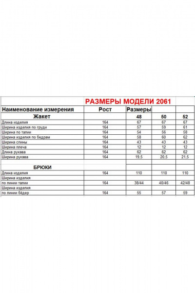 Брюки, жакет Диомант 2061 - фото 3