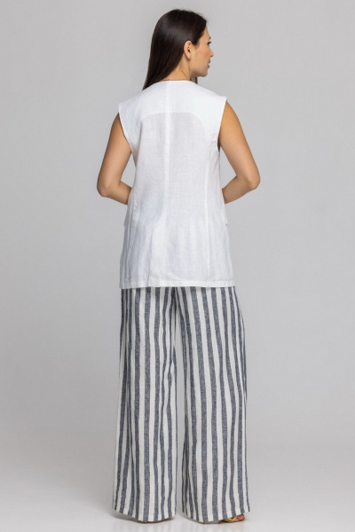 Жилет FASHION CENTRE Л-3967/б белый - фото 7