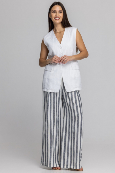 Жилет FASHION CENTRE Л-3967/б белый - фото 6