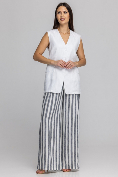 Жилет FASHION CENTRE Л-3967/б белый - фото 4