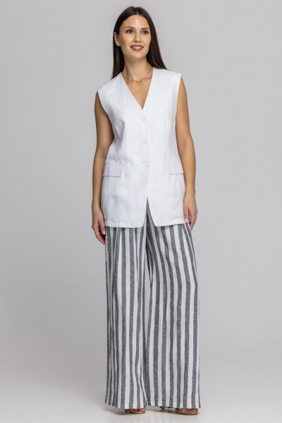 Жилет FASHION CENTRE Л-3967/б белый - фото 2