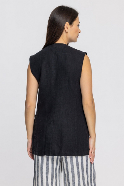 Жилет FASHION CENTRE Л-3967/ч чёрный - фото 7