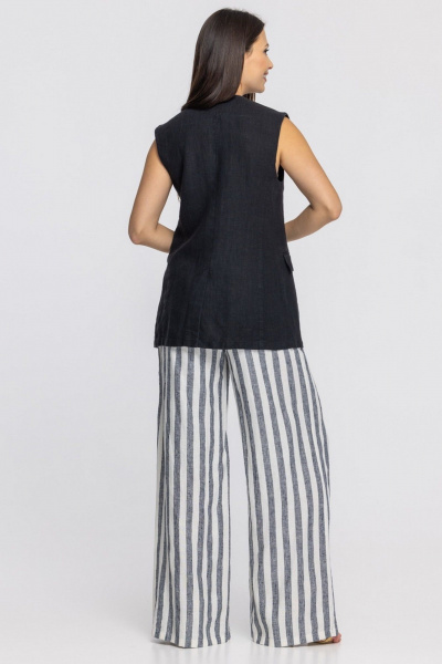 Жилет FASHION CENTRE Л-3967/ч чёрный - фото 6