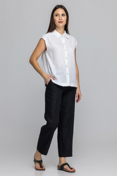 Брюки FASHION CENTRE Л-3971/ч чёрный - фото 3