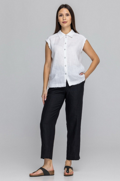 Брюки FASHION CENTRE Л-3971/ч чёрный - фото 1