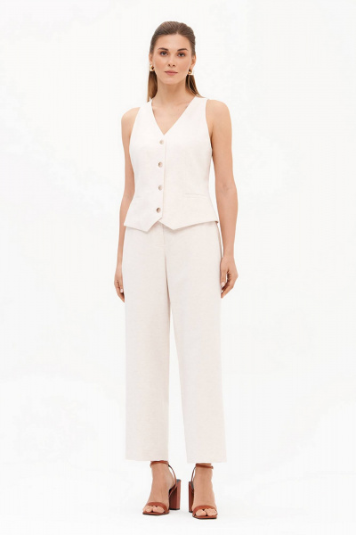 Жилет Nelva 1965 кремовый меланж - фото 6