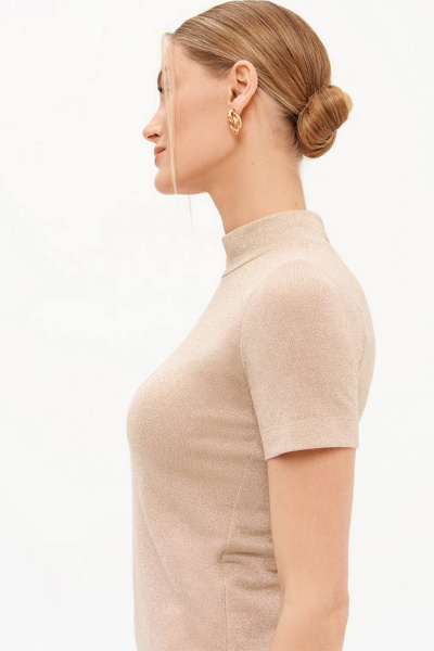 Водолазка Nelva 23452 золотистый - фото 5