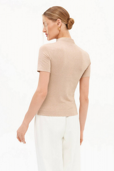 Водолазка Nelva 23452 золотистый - фото 4