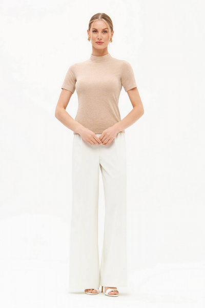 Водолазка Nelva 23452 золотистый - фото 3