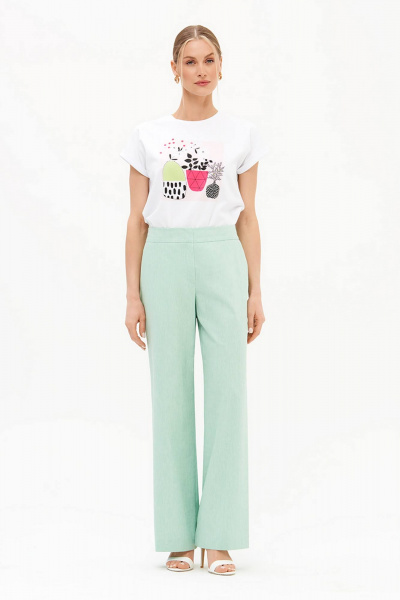 Брюки Nelva 31222 мятный - фото 4