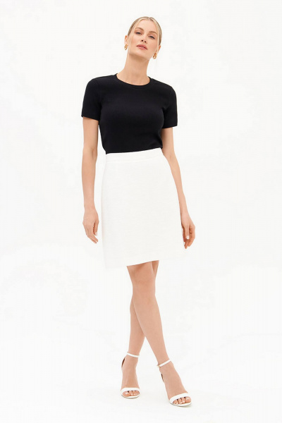 Юбка Nelva 4918 молочный - фото 3