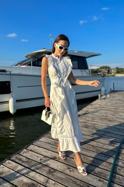 Платье Pavlova 192 белый - фото 1