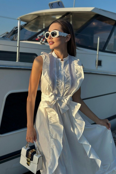 Платье Pavlova 192 белый - фото 4