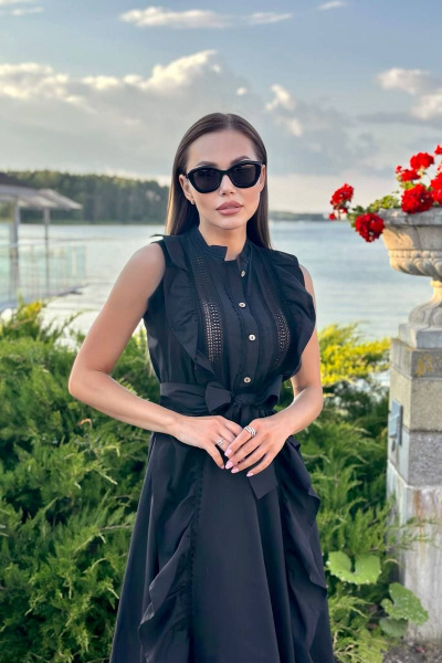 Платье Pavlova 192 черный - фото 1