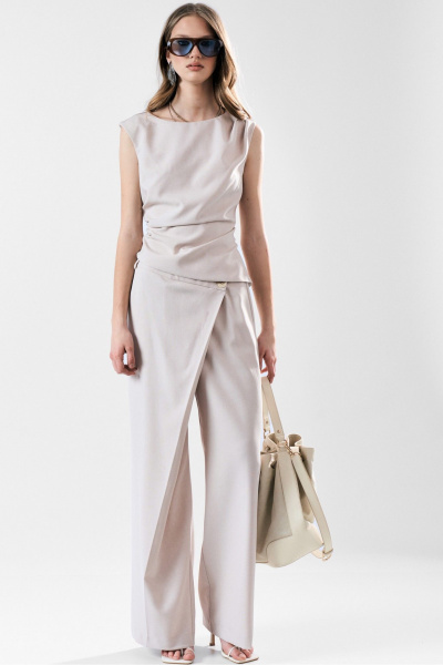 Брюки MilMil 1174-2 жемчужный - фото 1