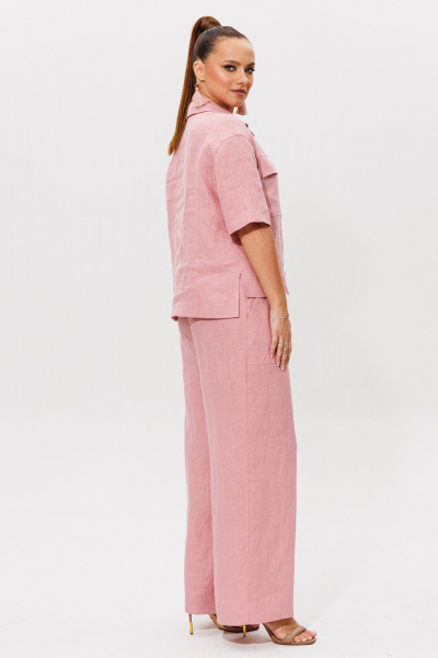 Брюки, рубашка Galean Style 982 розовый - фото 6
