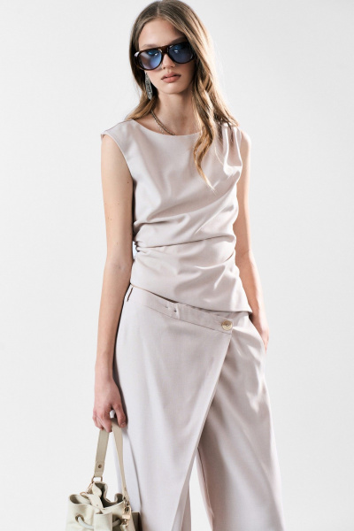 Блуза MilMil 1187 жемчужный - фото 3