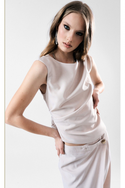 Блуза MilMil 1187 жемчужный - фото 2