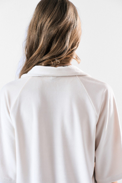 Джемпер MilMil 1191 жемчужный - фото 5