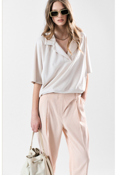 Джемпер MilMil 1191 жемчужный - фото 1