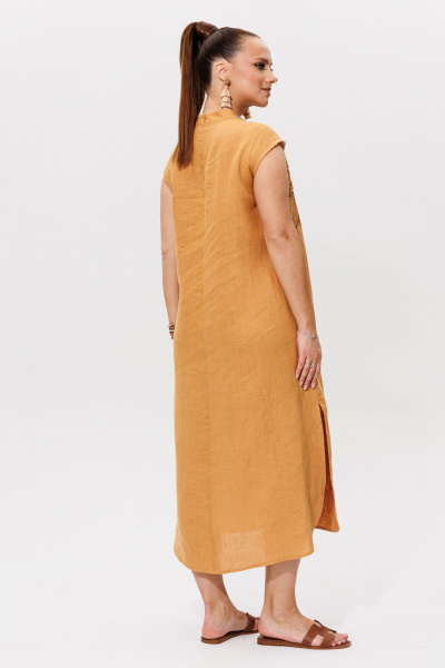 Платье Galean Style 979 охра - фото 8