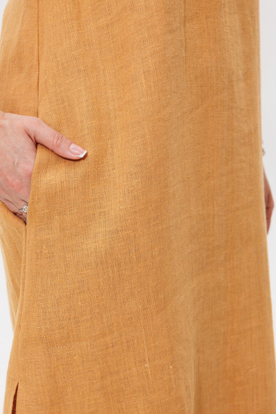 Платье Galean Style 979 охра - фото 3